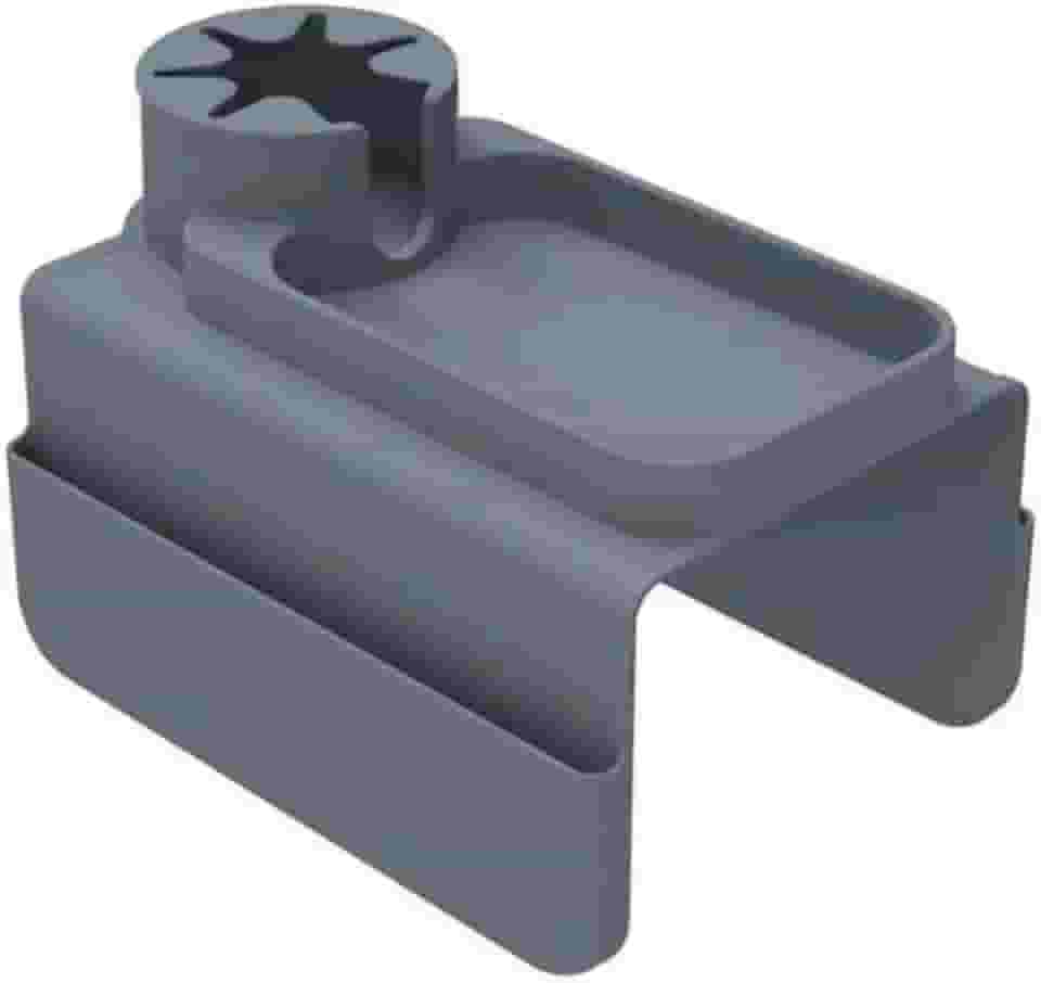 Suporte Bandeja Esteira De Braço Sofá Organizador Porta Copos Controle Flexível Dobrável Em Silicone (CINZA)