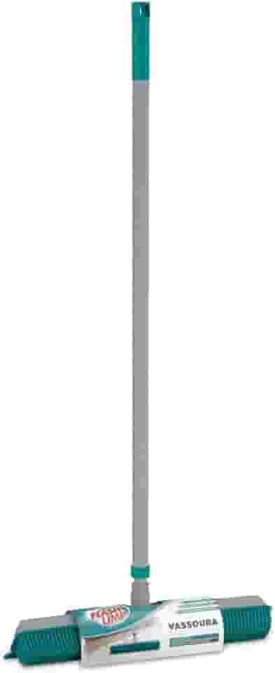 Flash Limp - Vassoura Emborrachada com rodo Multiuso 2 em 1 - FLP6132