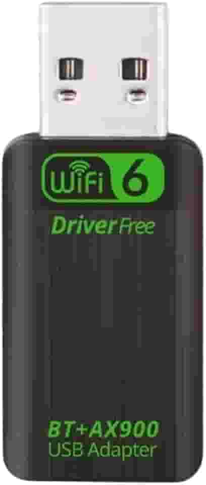 Adaptador WiFi 6 USB AX900 Dual Band 2.4/5GHz Com Bluetooth 5.4 | Adaptador de Rede Sem Fio USB 900Mbps Dualband 2.4 e 5Ghz para PC Desktop | Plug and Play para Windows 10/11