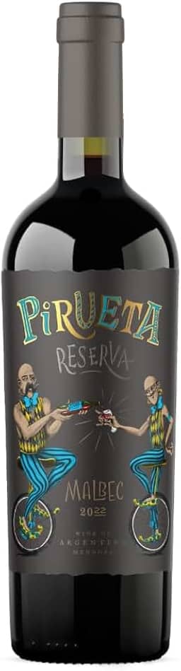 Vinho Tinto Argentino Pirueta Reserva Malbec 2020 750ml