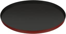 Assadeira de Pizza Rochedo Dura+ 35cm, Vermelha, Antiaderente Interno e Externo, Não Gruda, Cozimento Uniforme, Fácil de Limpar e Livre de PFOA