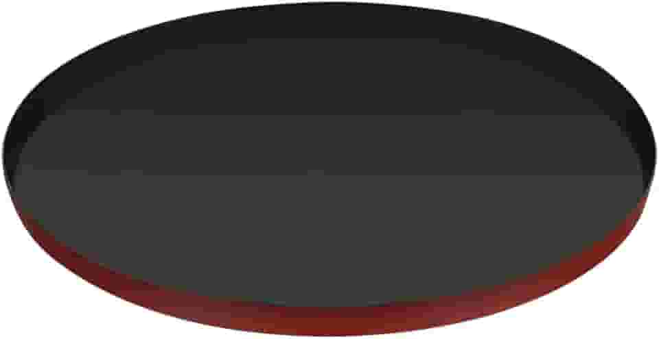 Assadeira de Pizza Rochedo Dura+ 35cm, Vermelha, Antiaderente Interno e Externo, Não Gruda, Cozimento Uniforme, Fácil de Limpar e Livre de PFOA