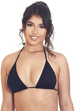 Top biquíni cortininha simples