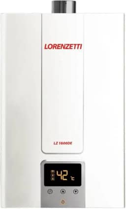 Aquecedor de Água a Gás Lz 1600DE GLP 15, 0 L/Min, Lorenzetti, Branco