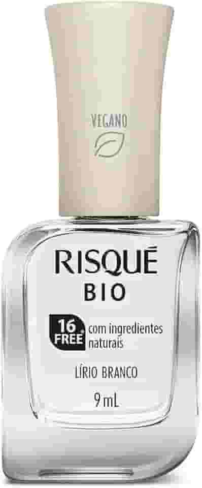 Risqué Esmalte Bio Branco Cremoso Lírio Branco 9Ml