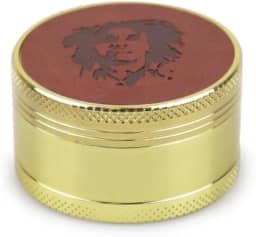 Dichavador de Metal Dourado - Hemp Leather (Sortido)