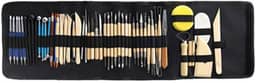 Kit Ceramica Fria, Conjunto de 30/40/52 Peças de Argila com Ferramentas Manuais para Escultura e Aparação(52pcs)