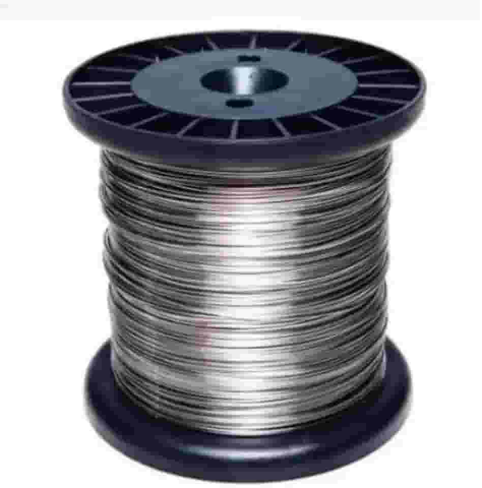 Arame de Aço Inox 0,70mm Perfeito para Cerca Elétrica e Criação e Projetos Artesanal 200 Mt- 304L