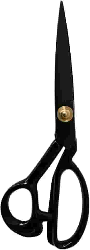 Tesoura Para Corte e Costura Reforçada de Alfaiate Lamina de Titanium Profissional10 Pol Corta Tecidos Moldes Papel