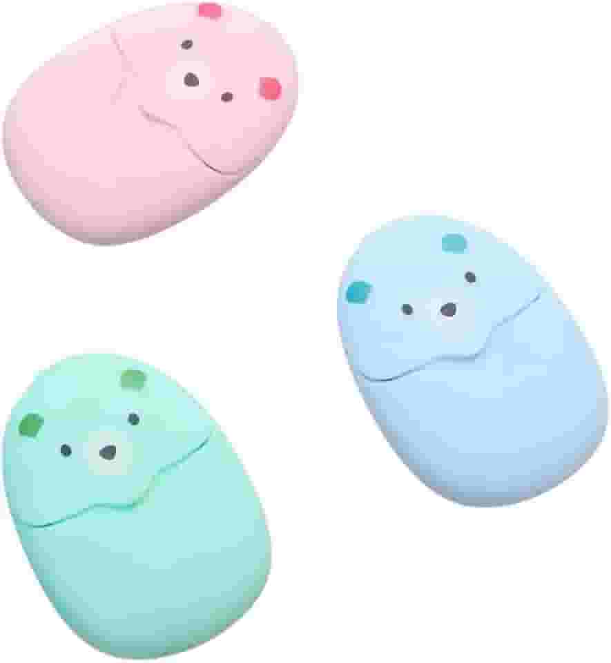 Sabonete Em Folhas Portátil 50 Unidades Case Ursinho Viagem Bolsa