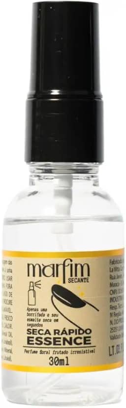 Secante Para Unhas Marfim 30ml – Seca em 1 Minuto, Zero Oleosidade, Unhas Secas e Perfumadas sem Borrões