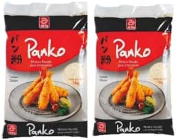 Kit 2 Un Farinha Panko Para Empanar Crocante Alfa 1kg