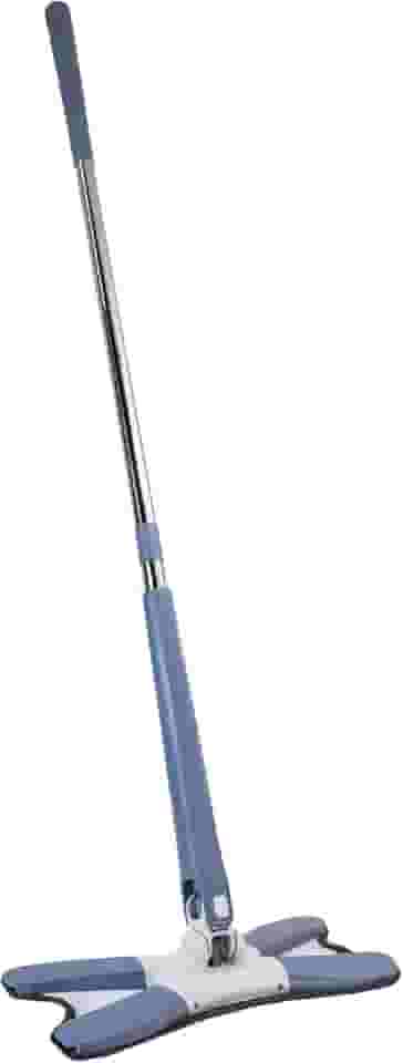 Rodo Mop Esfregão Giratório Lava e Seca 360° • Microfibra Torção Automática • Cabo Inox Longo