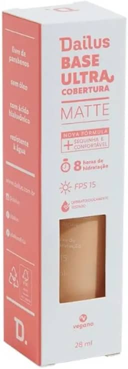 Dailus Base Liquida -Ultra Cobertura-D3-Claro