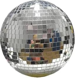 Globo Espelhado 20cm Iluminação Para Dj Festa Evento GLOBOESS