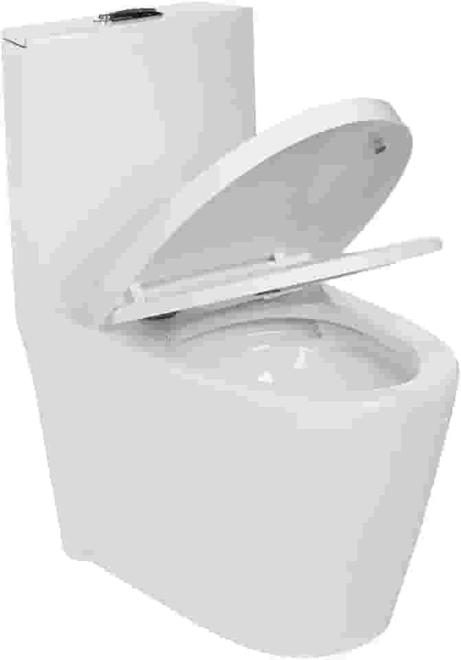 STILLUS HOME Vaso Sanitário Monobloco Caixa Acoplada Privada Barcelona Cerâmica Branca