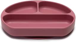 Prato de Silicone com Divisórias Infanti, Piccolo, Rosa