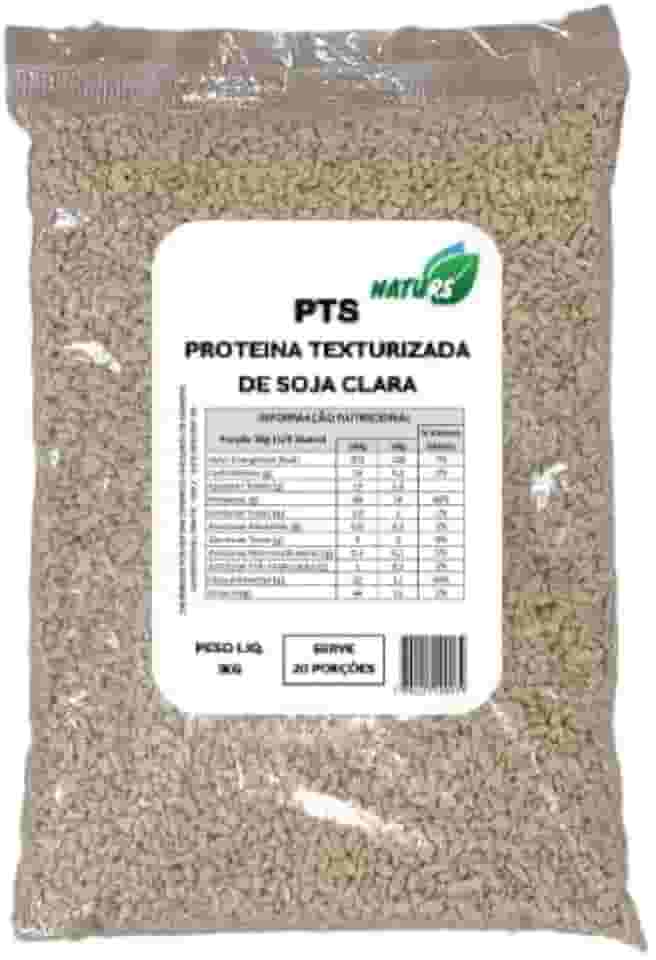 PTS Carne de Soja Vegana 1kg - NATURS (Granulada Clara 1Kg)