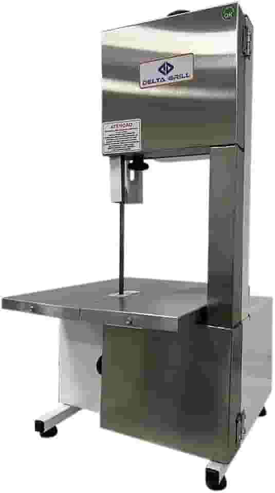 Serra Fita 1,46 mts 1/3cv Branca Semi Inox Delta Grill Voltagem Bivolt