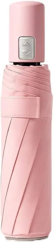 Guarda-Chuva Premium Dobrável com Cabo Premium – Abertura Automática 1 Clique, Antivento, Proteção UV, Impermeável, Elegante e Compacto para Qualquer Clima