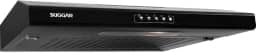 SUGGAR DEPURADOR DE AR SLIM C/MANTA 60CM PRETO 3 VELOCIDADES 220V DI602PT