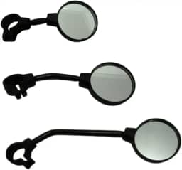 Espelho Retrovisor Bicicleta Bike Redondo Preto Speed Mtb (G)