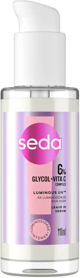 Seda Luminous UV Leave-In Sérum 6% Glycol e Vita C Complex 110ml