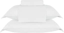 Buddemeyer Jogo de Cama Casal Soft Cotton 100% Algodão Prata 4 Peças