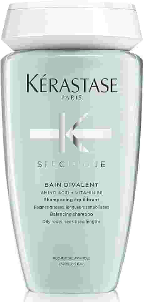 Kérastase Shampoo Specifique Bain Divalent, Cabelos oleosos, Controle da oleosidade, Aminoácido, Vitamina B6, 250 ml