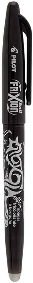 Caneta Rollerball Apagável Pilot Frixion Ball - Preta - Fr7-B