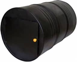 Forno Fogão a Lenha Tambor 200L Aço 02 Tabuleiro 80x55x55cm