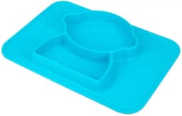 Nuby Pratinho de Silicone e Divisórias Azul