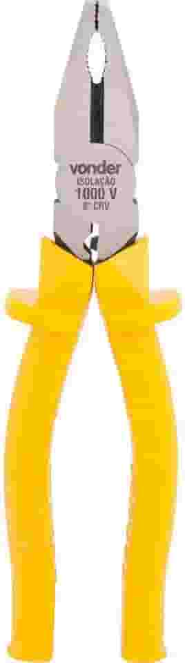 Vonder, Alicate Universal 8', Para Eletricista, Profissional, Crv, 1.000 V.