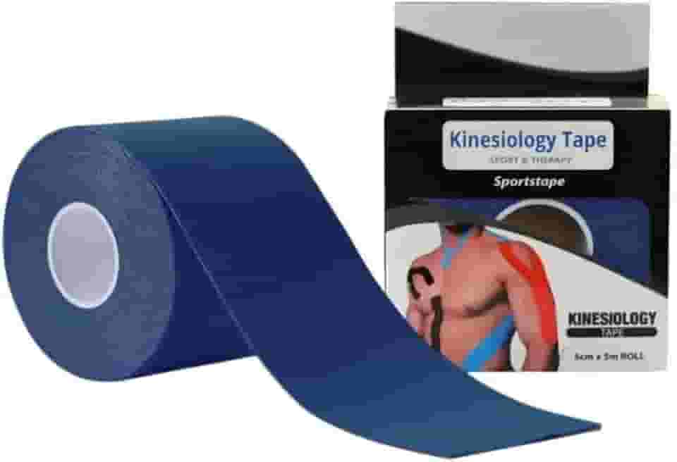Fita Kinésio 5 Metros Tape Bandagem Elástica Funcional – Kinesiology Tape para Suporte Muscular e Alívio de Dores