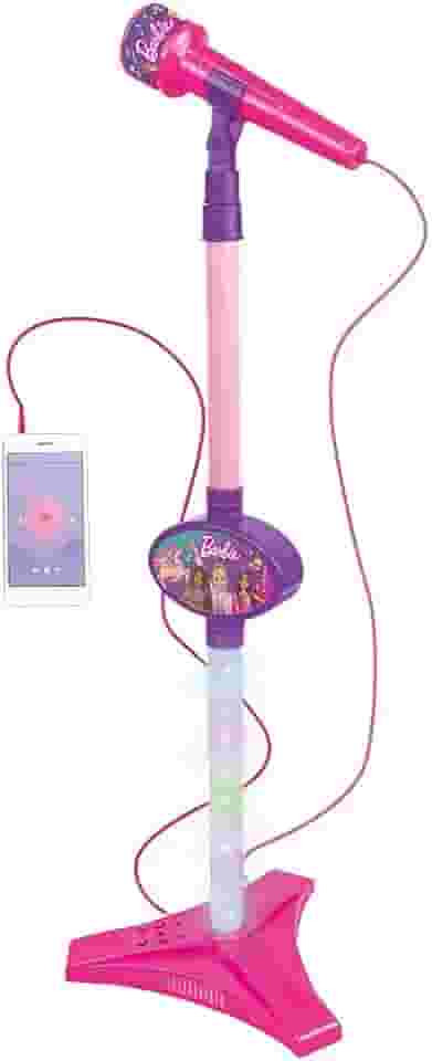 Barbie - Microfone Dreamtopia com Pedestal