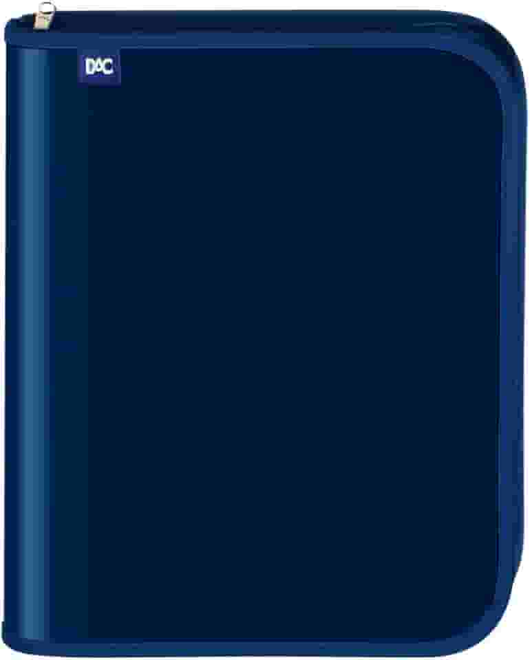 Fichario Com Ziper Vision Azul 48F - 101645