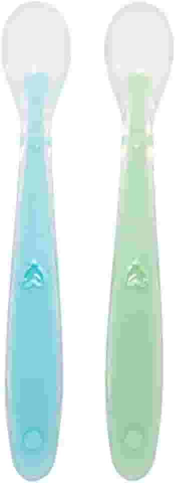 Buba Kit Colher Silicone Azul E Verde