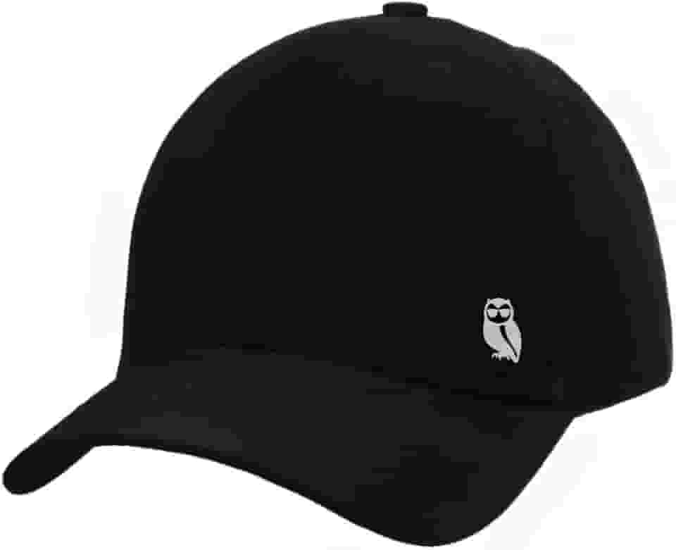 Boné Com Regulagem Estampado Coruja Marca Hyve Aba Curvada