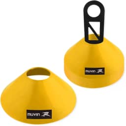 Half Cone de Marcação de Plástico - Kit com 12 - Muvin - Mtf-21100