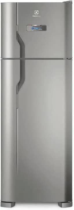Geladeira/Refrigerador Frost Free cor Inox 310L Bivolt 110/220v