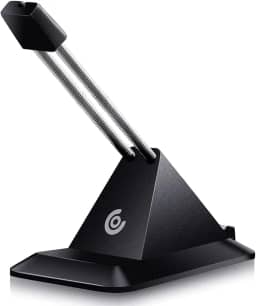 Gerenciamento de cabos de mouse para jogos V2, dispositivo aBell Mouse Bungee V2 para jogos FPS de esportes (preto)