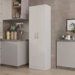 VIA NOSSA - Armário Multiuso 2 Portas e 3 Prateleiras Internas Macau 170cm - ViaNossa