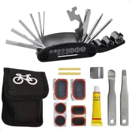 Kit Reparo Bike Bicicleta Ferramentas Chaves Remendo Para Pneu- Linha Premium