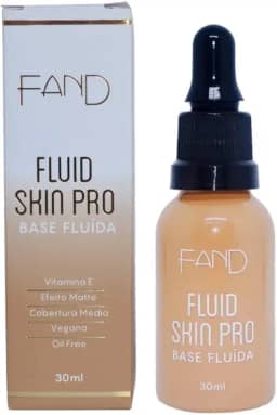 Base Fluid Skin Pro Fand Makeup 30ml Escolha a Cor (03)