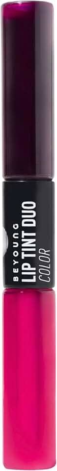 Beyoung Color Lip Tint Duo Light Pink – Rosa Intenso, Hidratação com Ácido Hialurônico e Longa Duração