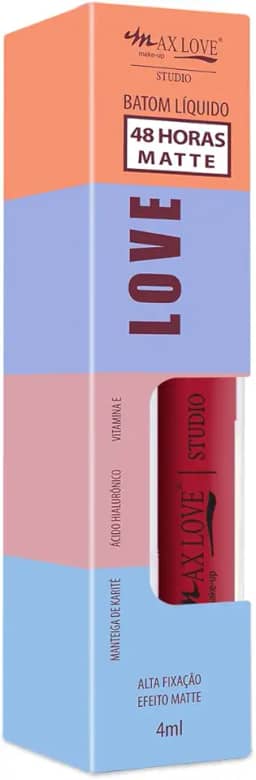 Batom Líquido Matte 48H - 281, Max Love