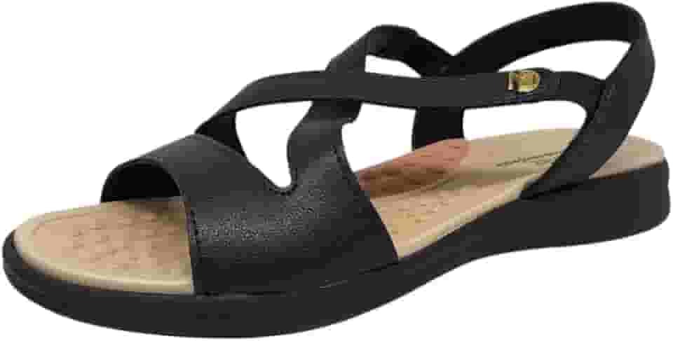 Sandália Feminino Rasteiro Flatform Massageadora Moda Modare