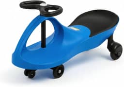 Carrinho de Rolimã Infantil Gira Gira sem Pedal URBANIUS, Volante 360° e Estrutura Reforçada – Certificado pelo INMETRO, 3+ Anos (Azul e Preto)