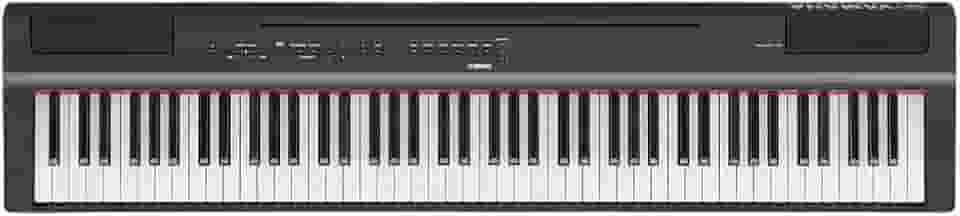 Piano Digital P 125A B Preto 88 Teclas Sensitivas com Fonte e Pedal Yamaha