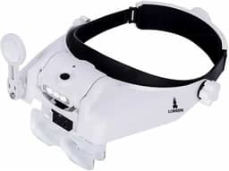 Lupa Cabeça Lorben Led 6 Lentes estética leitura eletrônica GT942